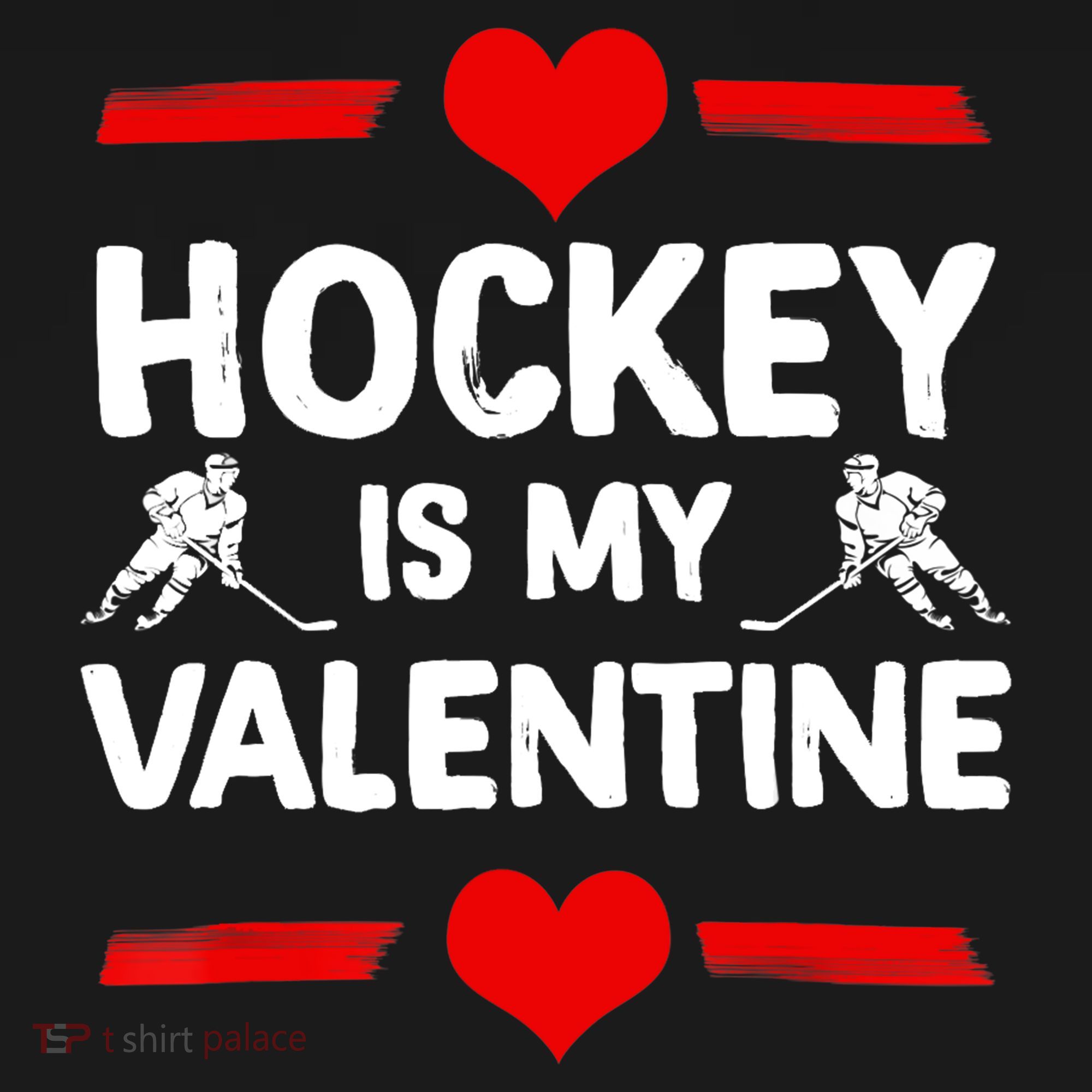 Hockey Is My Valentine Ice Hockey Team Hockey Supporter Gift Mousepad
