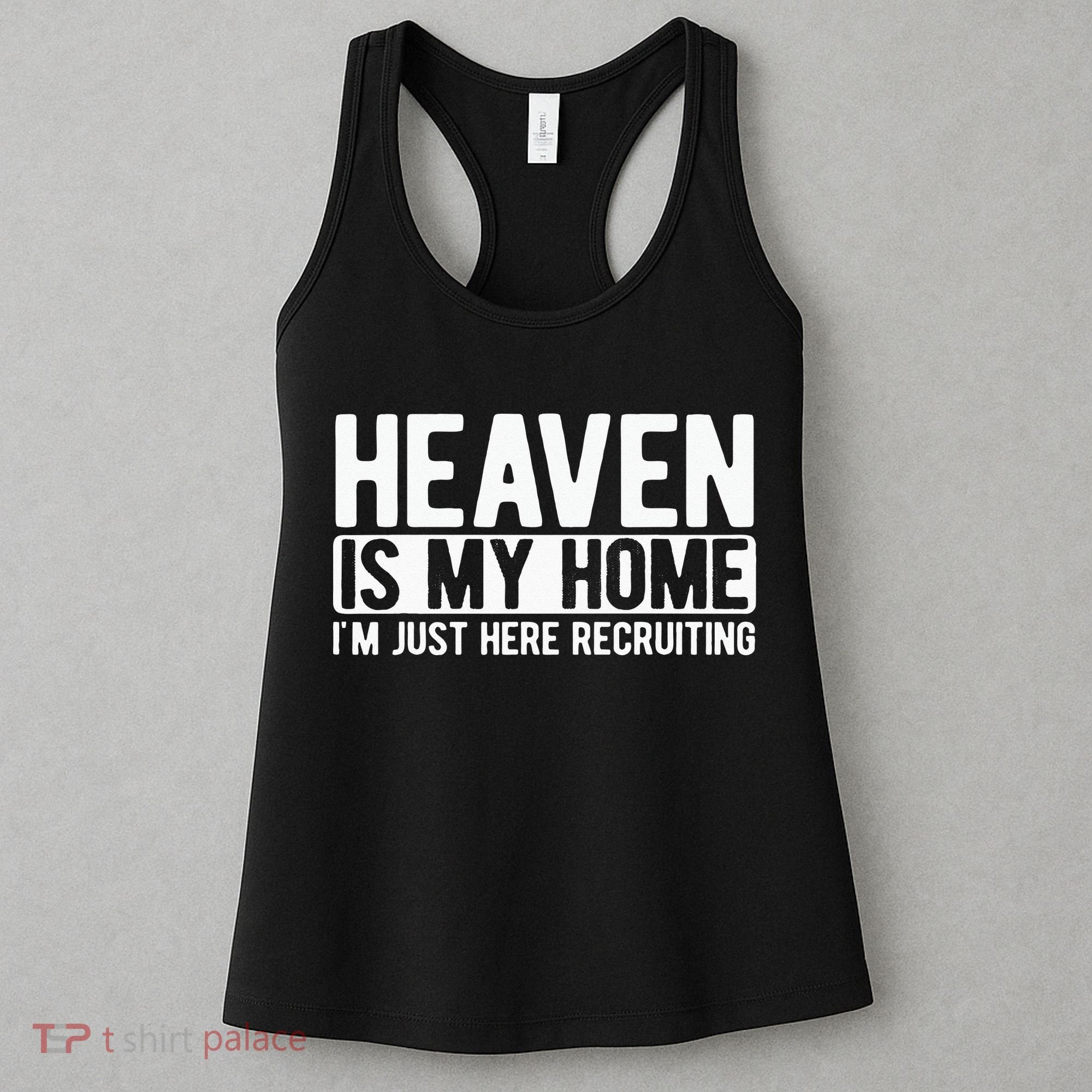 Heaven Is My Home Christian Religious Jesus Women's Tank Top