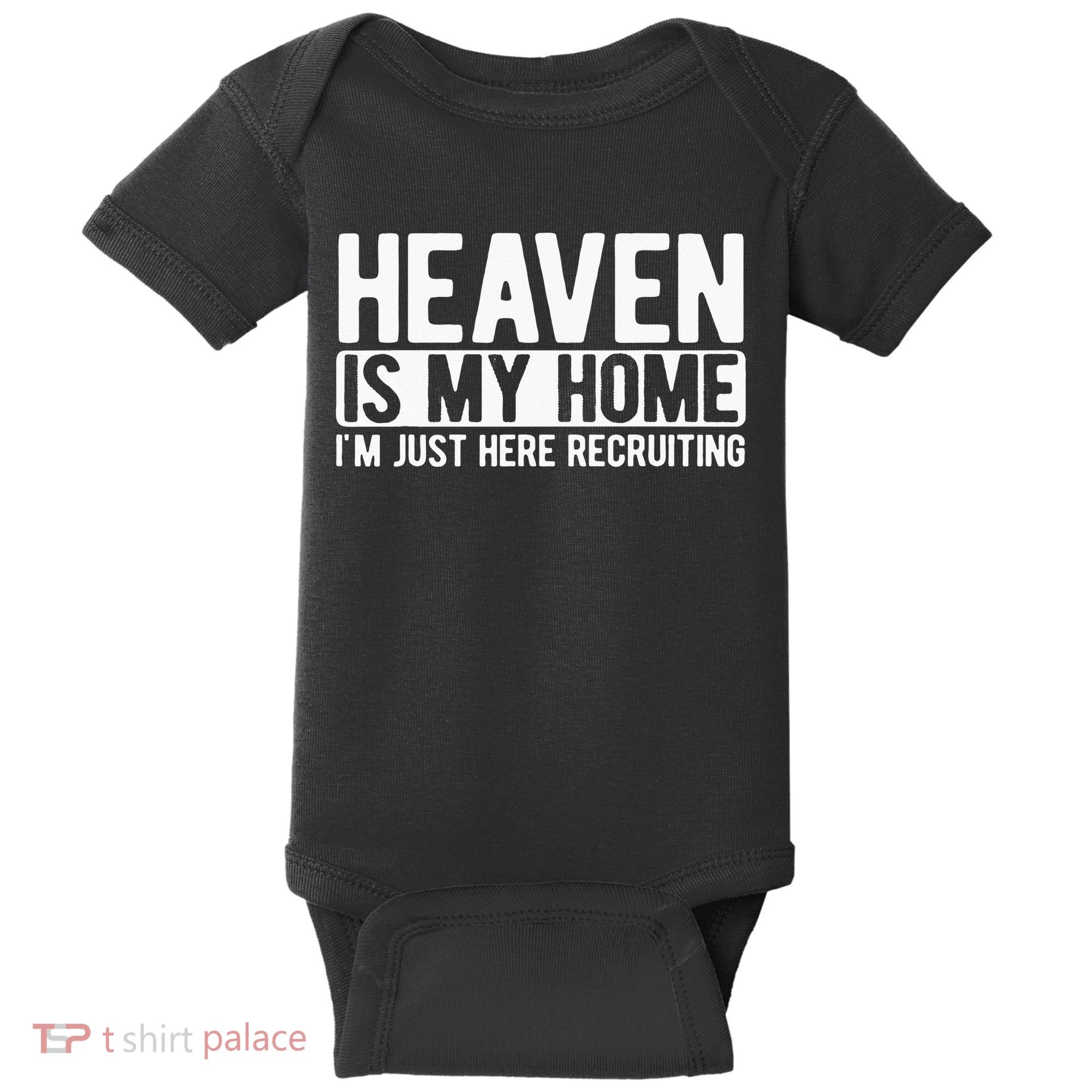 Heaven Is My Home Christian Religious Jesus Baby Bodysuit