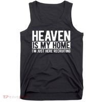 Heaven Is My Home Christian Religious Jesus Tank Top thumb 0