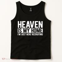 Heaven Is My Home Christian Religious Jesus Tank Top thumb 2