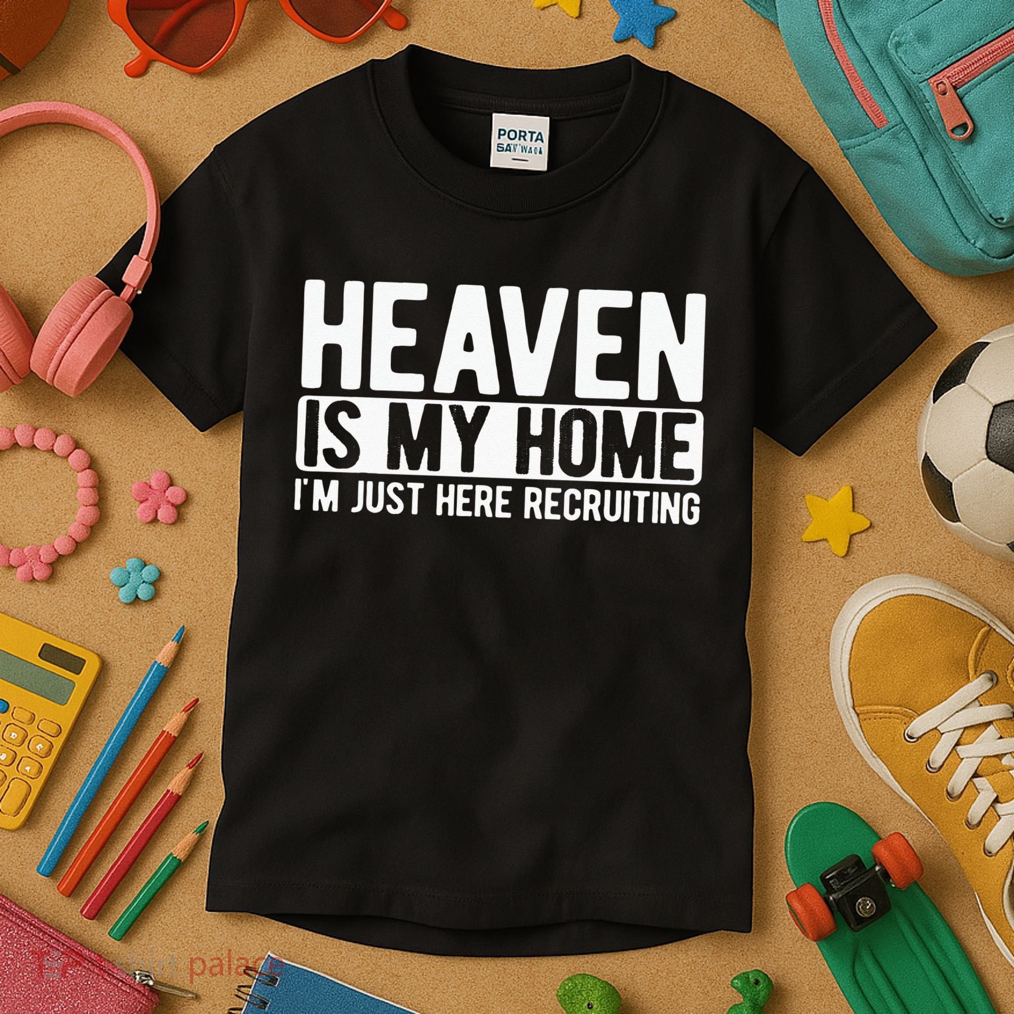 Heaven Is My Home Christian Religious Jesus Kids T-Shirt