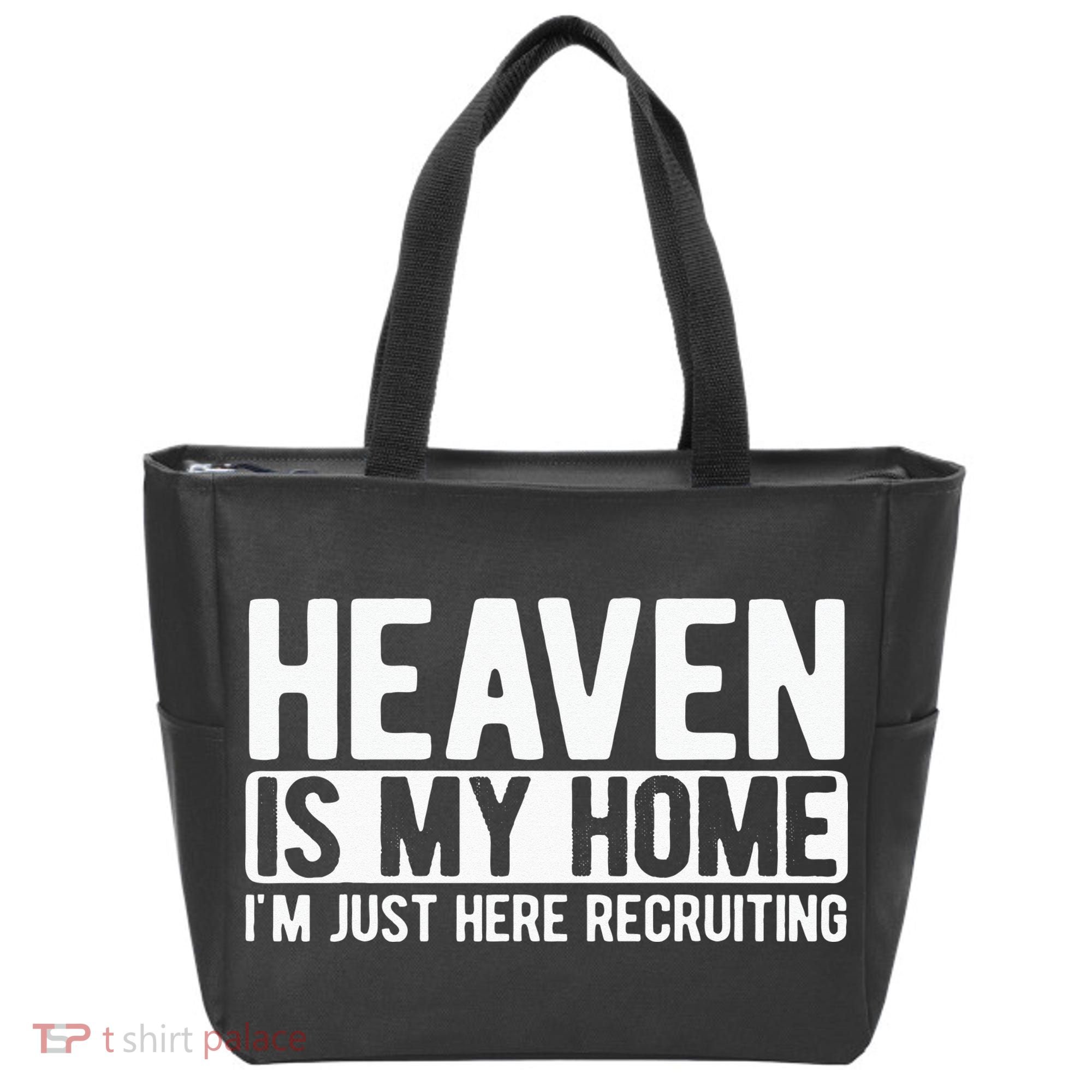 Heaven Is My Home Christian Religious Jesus Tote Bag