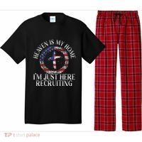 Heaven Is My Home IM Just Here Recruiting Preacher Pastor Pajama Set thumb 0