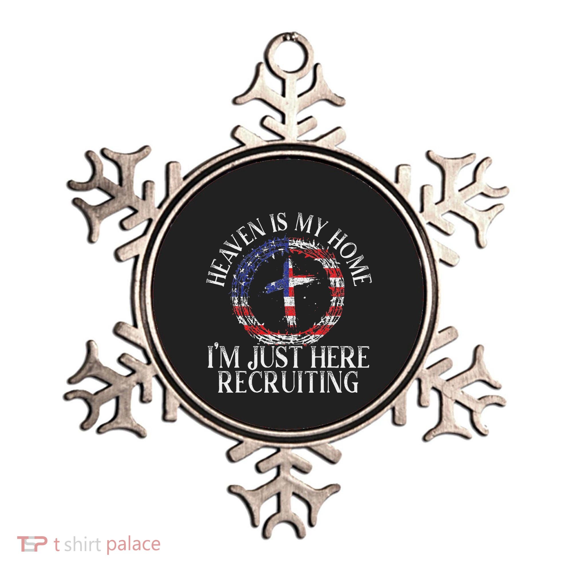 Heaven Is My Home IM Just Here Recruiting Preacher Pastor Ornament