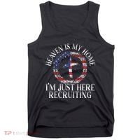 Heaven Is My Home IM Just Here Recruiting Preacher Pastor Tank Top thumb 0