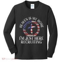 Heaven Is My Home IM Just Here Recruiting Preacher Pastor Kids Long Sleeve Shirt thumb 0