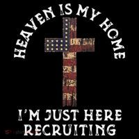 Heaven Is My Home Im Just Here Recruiting Funny Christian Coffee Mug thumb 5