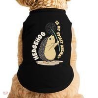 Hedgehog Is My Spirit Animal Forest Nature Hedgehog Doggie Tank thumb 0