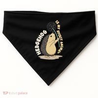Hedgehog Is My Spirit Animal Forest Nature Hedgehog USA-Made Doggie Bandana thumb 0