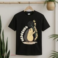 Hedgehog Is My Spirit Animal Forest Nature Hedgehog T-Shirt thumb 2
