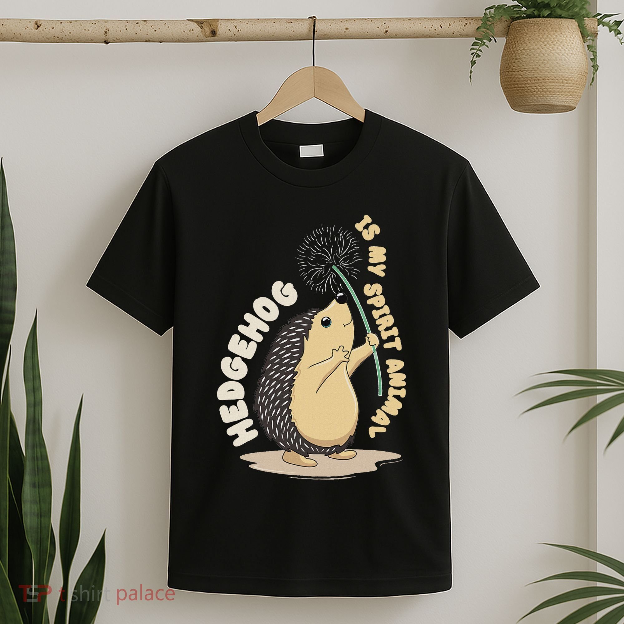 Hedgehog Is My Spirit Animal Forest Nature Hedgehog T-Shirt