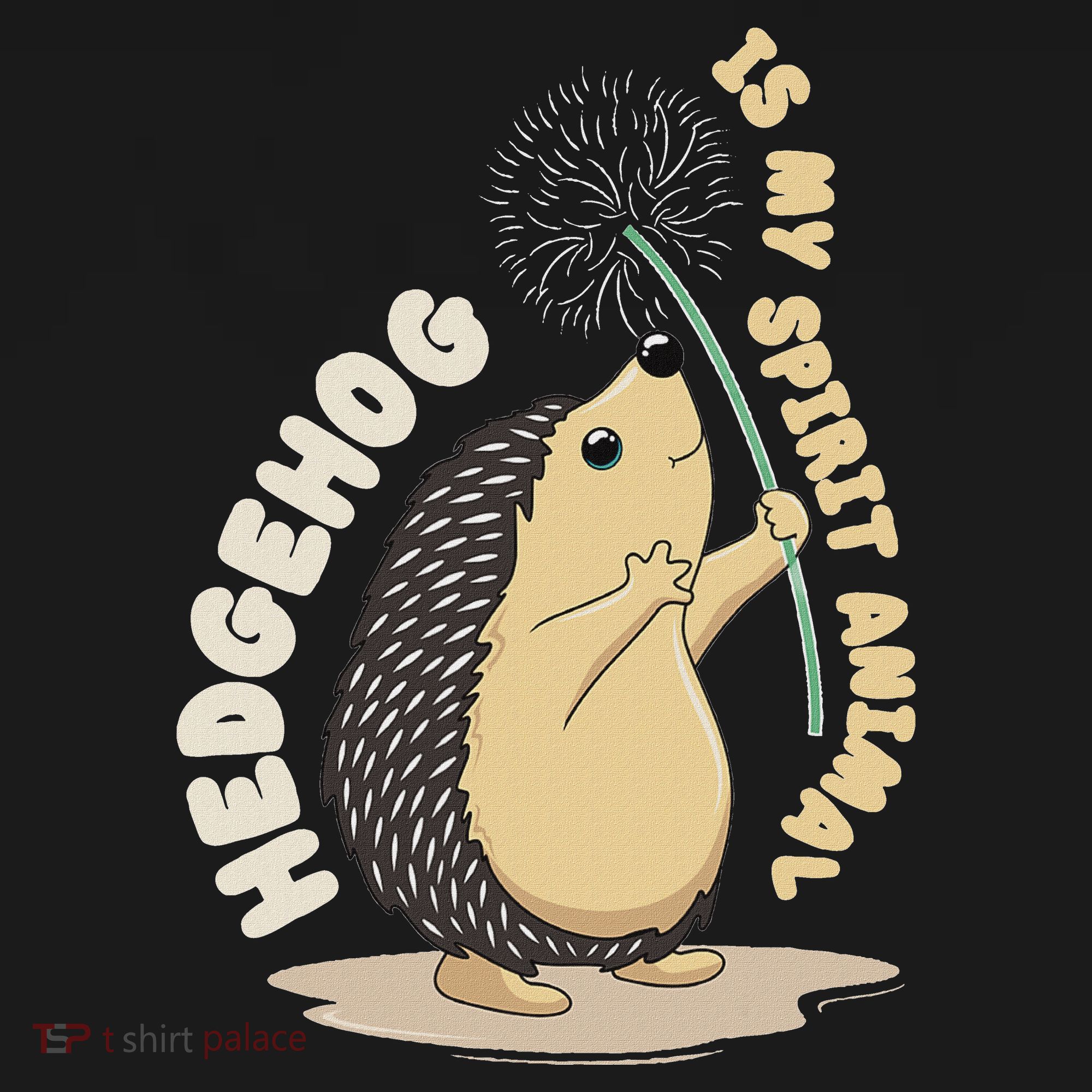 Hedgehog Is My Spirit Animal Forest Nature Hedgehog T-Shirt