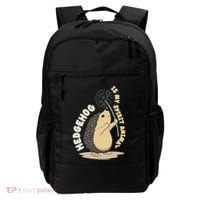 Hedgehog Is My Spirit Animal Forest Nature Hedgehog Backpack thumb 0