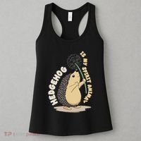 Hedgehog Is My Spirit Animal Forest Nature Hedgehog Women's Tank Top thumb 3