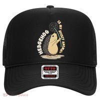 Hedgehog Is My Spirit Animal Forest Nature Hedgehog Hat thumb 0