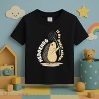 Hedgehog Is My Spirit Animal Forest Nature Hedgehog Toddler T-Shirt thumb 3