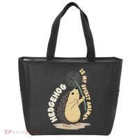 Hedgehog Is My Spirit Animal Forest Nature Hedgehog Tote Bag thumb 0
