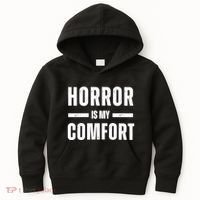 Horror Is My Comfort Kids Hoodie thumb 0