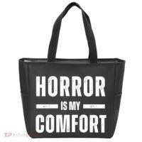 Horror Is My Comfort Tote Bag thumb 0