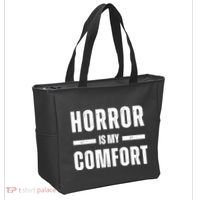 Horror Is My Comfort Tote Bag thumb 2