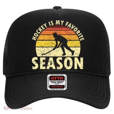 Hockey Is My Favorite Season Retro Field Hockey Player Meaningful Gift Hat