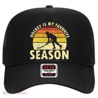 Hockey Is My Favorite Season Retro Field Hockey Player Meaningful Gift Hat thumb 0