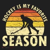 Hockey Is My Favorite Season Retro Field Hockey Player Meaningful Gift Hat thumb 2