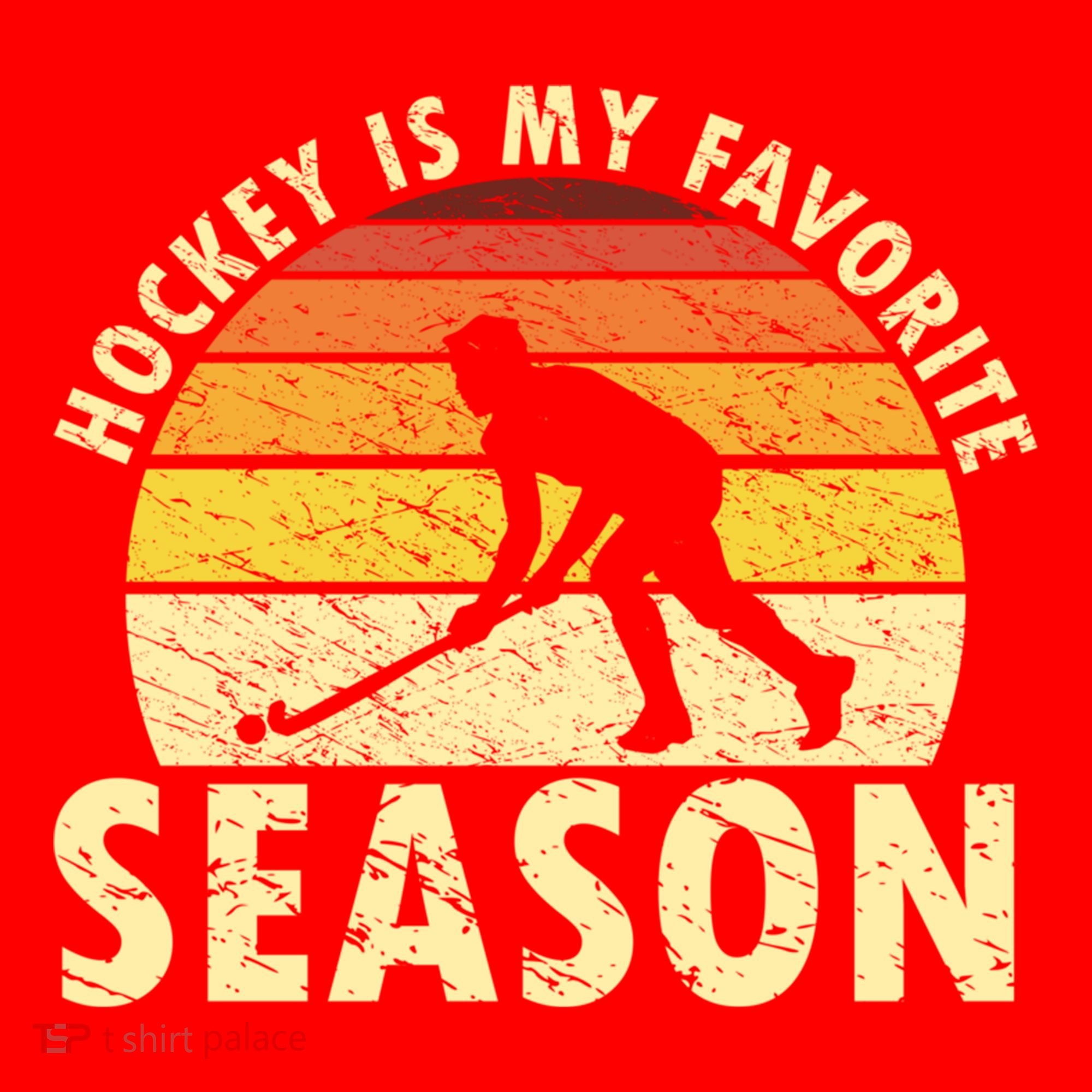 Hockey Is My Favorite Season Retro Field Hockey Player Meaningful Gift Santa Hat