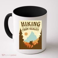 Hiking Is My Escape From Reality Coffee Mug thumb 0