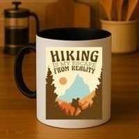 Hiking Is My Escape From Reality Coffee Mug thumb 4