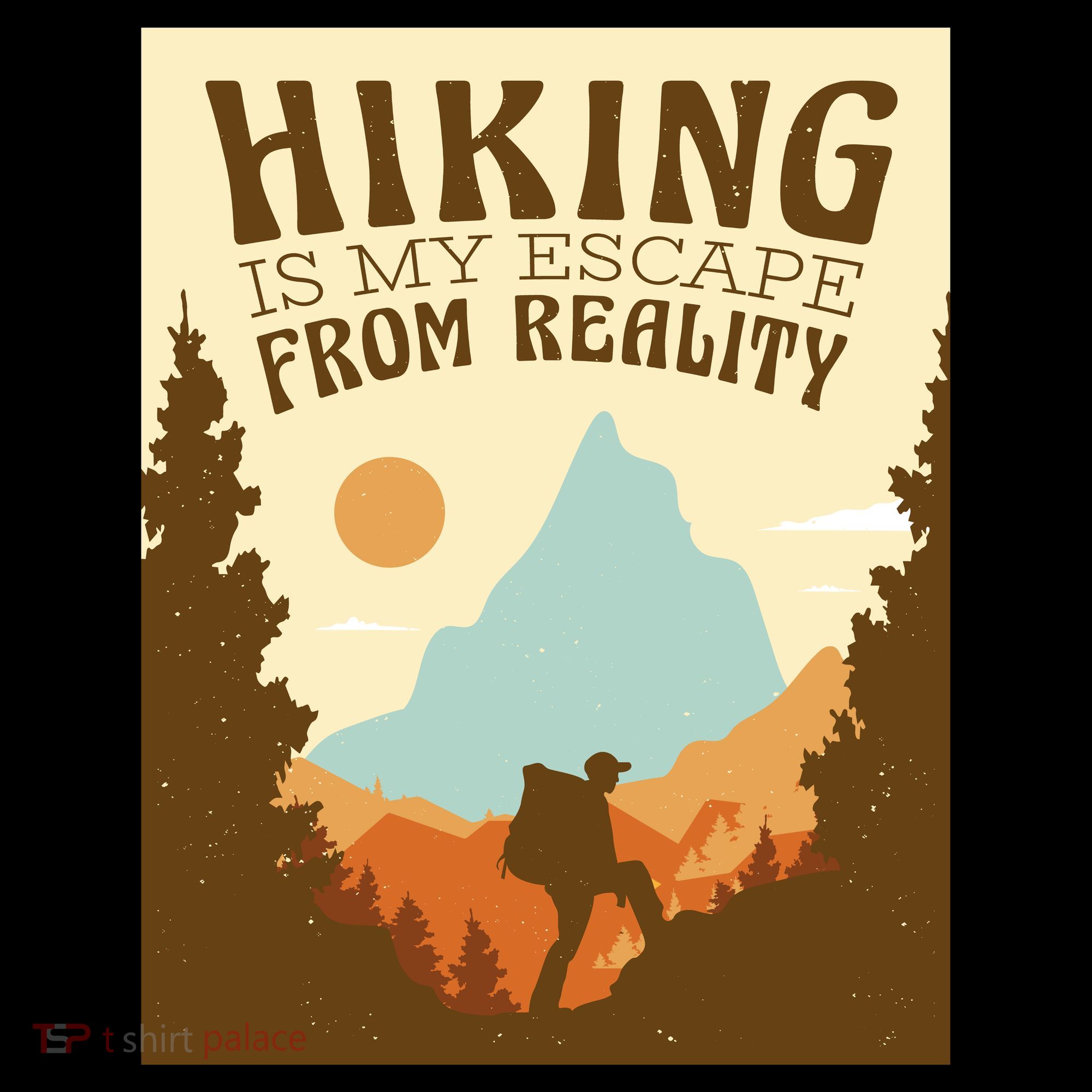 Hiking Is My Escape From Reality Ornament