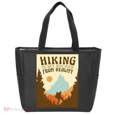 Hiking Is My Escape From Reality Tote Bag