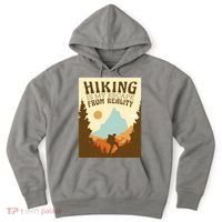 Hiking Is My Escape From Reality Hoodie thumb 0