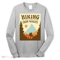 Hiking Is My Escape From Reality Long Sleeve Shirt thumb 0