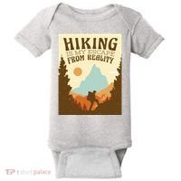 Hiking Is My Escape From Reality Baby Bodysuit thumb 0