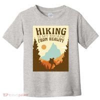 Hiking Is My Escape From Reality Toddler T-Shirt thumb 0