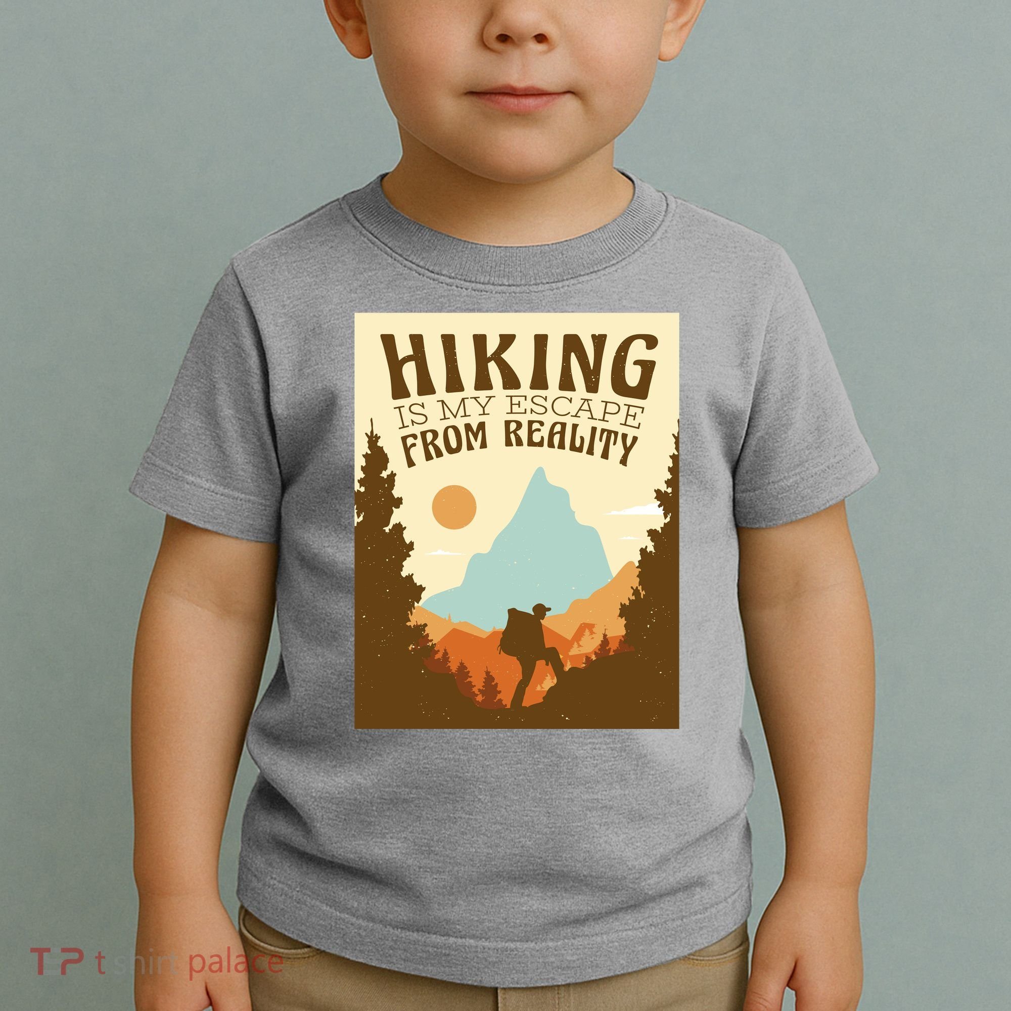 Hiking Is My Escape From Reality Toddler T-Shirt