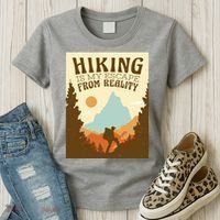 Hiking Is My Escape From Reality Women's T-Shirt thumb 3