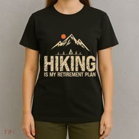 Hiking Is My Retirement Plan Hiking Funny Hiker Retired T-Shirt thumb 4