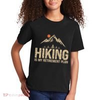 Hiking Is My Retirement Plan Hiking Funny Hiker Retired Kids T-Shirt thumb 2