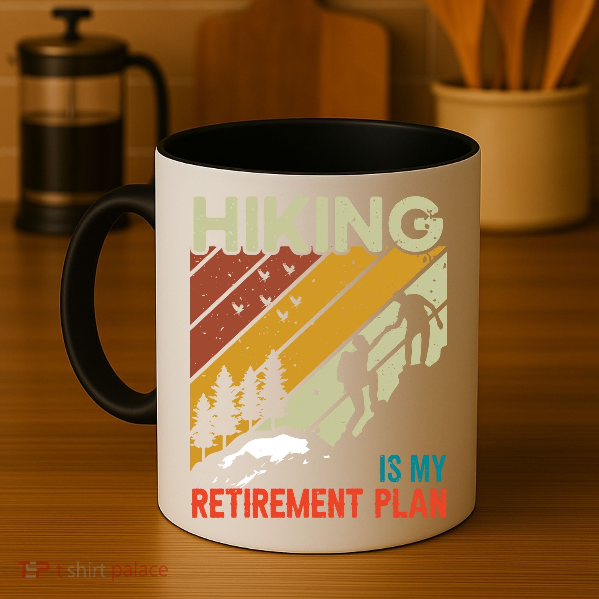 Hiking Is My Retirement Plan Funny Hiking Is My Retirement Plan Coffee Mug
