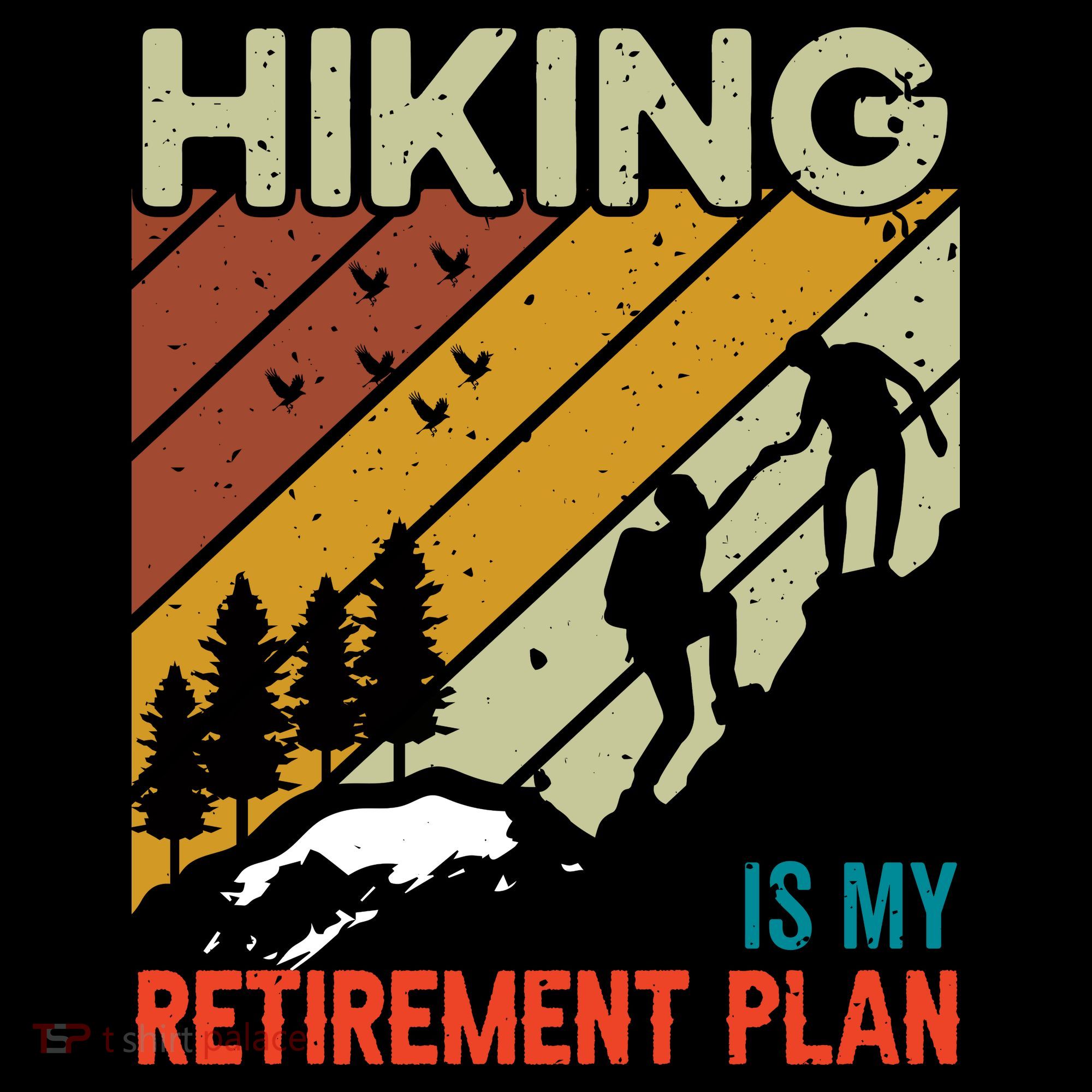 Hiking Is My Retirement Plan Funny Hiking Is My Retirement Plan Coffee Mug
