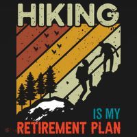 Hiking Is My Retirement Plan Funny Hiking Is My Retirement Plan Women's Hoodie thumb 2