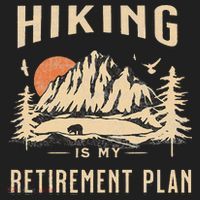 Hiking Is My Retirement Plan Funny Hiking 11oz C Handle Ceramic Mug thumb 5