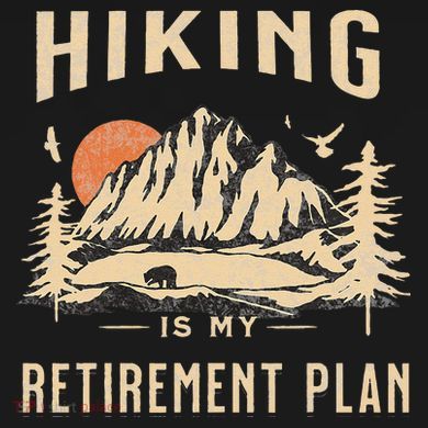 Hiking Is My Retirement Plan Funny Hiking Women's Hoodie