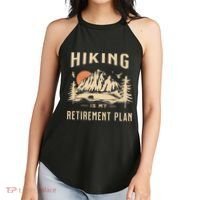 Hiking Is My Retirement Plan Funny Hiking Women's Perfect Tri Rocker Tank thumb 2