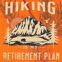 Hiking Is My Retirement Plan Funny Hiking Kati Licensed 12" Camo Cuffed Beanie thumb 2