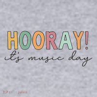 Hooray Its Music Day Music Teacher Back To School Women's Sweatshirt thumb 2
