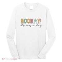 Hooray Its Music Day Music Teacher Back To School Long Sleeve Shirt thumb 0